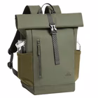Immagine di Notebook da 15.6 polietilene riciclato Verde oliva RIVACASE ZAINO ROLL TOP EDEN ECO 14/15 OLIVE GREE