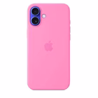 Immagine di Cover MagSafe in silicone colore rosa peonia per iPhone 16 Plus