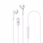 Immagine di Auricolari con filo si USB-C Bianco CELLY UP1500TYPEC - USB-C Stereo Wired Earphones UP1500TYPECWH