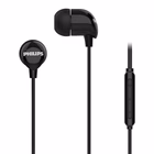 Immagine di Auricolari con filo Nero PHILIPS CUFFIE in-ear CABLATE CON MICROFONO - NERO TAE2146BK/00