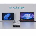 Immagine di Kvm hub 2x USB-C + 2x USB 3.0