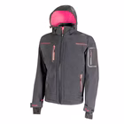 Immagine di Giacca softshell U-POWER SPACE LADY colore grigio/fucsia taglia S