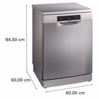 Immagine di Lavastoviglie a libera installazione 14 BOSCH LAVAST 14CP A 60CM ZEOLITE SMS8TCI04E