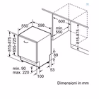 Immagine di Lavastoviglie da incasso 14 BOSCH LAVAST 14CP A 60CM HOMEC SMV8ECX01E
