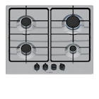 Immagine di Piano cottura gas acciaio inox Acciaio inox BOSCH PIANO GAS PGP6B5K85 60CM 4F INOX PGP6B5K85
