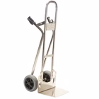 Immagine di Carrello MATADOR in alluminio con piastra frontale fissa e sponda sollevata portata 350kg