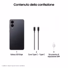 Immagine di Smartphone 512GB SAMSUNG GALAXY S25 EDGE 12GB+512GB TITANIUM JETBLACK SM-S937BZKGEUE