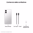 Immagine di Smartphone 256GB SAMSUNG GALAXY S25 EDGE 12GB+256GB TITANIUM SILVER SM-S937BZSDEUE