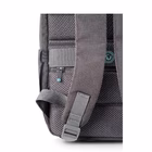 Immagine di Accessori notebook rpet Nero URBAN FACTORY GREENEE: ECOLOGIC 13/14 DUAL COMPARTMENT BACKPA ELB14U