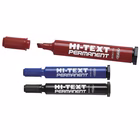 Immagine di Pennarello permanent HI-TEXT PERMANENT 830 PC punta a scalpello colore blu