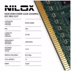 Immagine di Modulo di memoria rdimm 32GB ddr4 tft 2400 mhz NILOX NILOX TECH - RAM DDR4 32GB 2400MHZ ECC REG
