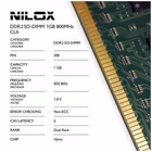 Immagine di Modulo di memoria so-dimm 1 gb ddr2 tft 800 mhz NILOX NILOX TECH - RAM DDR2 SO-DIMM 1GB 800MHZ CL6