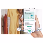 Immagine di Lavatrice a carica frontale A 20 kg SAMSUNG WF20DG8650BVU3