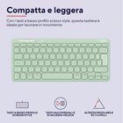 Immagine di TRUST LYRA TASTIERA WIRELESS RICARICABILE PER COLLEGARE 25142