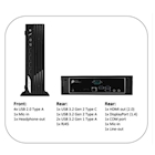Immagine di Pc Desktop intel core i5 8GB 512GB windows 11 pro MSI PRO DP21 14M-1012IT 00-B0A431-1012
