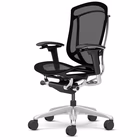 Immagine di Sedia operativa/direzionale CONTESSA II - sedile e schienale rete nera