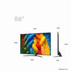 Immagine di Tv 86" 4K (3840x2160) LG ELECTRONICS 86 NANOCELL NANO81A 4K UHD BASE CENTRALE WEBOS25 86NANO81A6A.AP