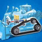 Immagine di Costruzioni LEGO Bulldozer giallo 60466
