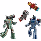 Immagine di Costruzioni LEGO Iron Man e War Machine contro i droni di Hammer 76320