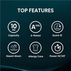 Immagine di Lavatrice a carica frontale A 10 kg HISENSE WF1Q1041BW