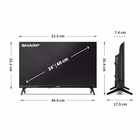 Immagine di Tv 24" hd (1366x768) SHARP 24 HD Frameless HTM 24HA1205E