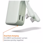 Immagine di Power bank CYGNETT Cygnett Battery bank Thumboost 5K Powerbank con ca CY5355PBCHE