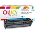 Immagine di Toner Laser rigenerato OWA HP CC531A ciano
