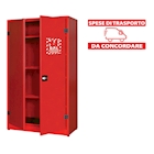 Immagine di Armadio metallico per attrezzature antincendio e DPI 2 ante cieche cm 185h (trasporto escluso)