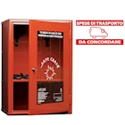 Immagine di Armadio metallico per attrezzature antincendio e DPI 1 anta vetro cm 60h (trasporto escluso)