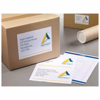 Immagine di Etichette adesive bianche in carta ecologica, 38,1x21,2mm, 65 etichette per foglio, 25 fogli