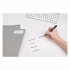 Immagine di Etichette adesive in carta bianca formato A5, E-4622, 46x22mm, 15 etichette per foglio, 10 fogli