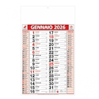 Immagine di Calendario Olandese Classic cm 28,8x47 rosso
