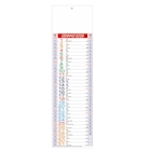 Immagine di Calendario Silhouette Multicolor cm 14x47