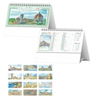 Immagine di Calendario da tavolo 19x14,5 Città d'Italia Acquerello 100+