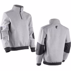 Immagine di Felpa tecnica COVERGUARD ORCKA colore grigio chiaro taglia S