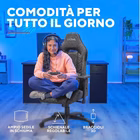 Immagine di Gxt723 ruya fabric chair grey