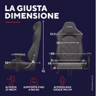 Immagine di Gxt723 ruya fabric chair grey