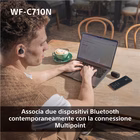 Immagine di Auricolari wireless Nero SONY WF-C710N WFC710NB.CE7