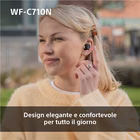 Immagine di Auricolari wireless Nero SONY WF-C710N WFC710NB.CE7