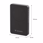 Immagine di Power bank VERBATIM POWER BANK 10000MAH MAGNETICO BLACK 32227
