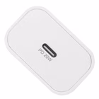 Immagine di Caricabatterie wireless/senza fili Bianco USB-C RIVACASE Caricatore da muro WD4 EU bianco 20 W PD 3.