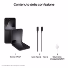 Immagine di Smartphone 128GB SAMSUNG GALAXY Z FLIP7 FE 8+128GB BLACK SM-F761BZKGEUE