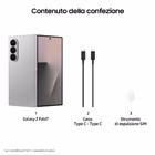 Immagine di Smartphone 256GB SAMSUNG GALAXY Z FOLD7 12+256GB SILVER SHADOW SM-F966BZSBEUE