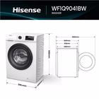 Immagine di Lavatrice a carica frontale A 9 kg HISENSE WF1Q9041BW