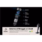 Immagine di Aspirapolvere senza filo 580 w Nero SAMSUNG VS20C955CTK/WA