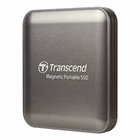 Immagine di Ssd esterni 2000GB USB-C TRANSCEND TS2TESD420C - SSD Esterno MagSafe da 2TB Grigio Ac TS2TESD420C