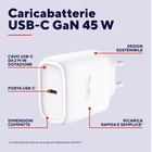 Immagine di Maxo 45w USB-C gan charger white