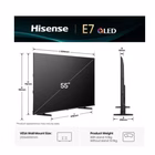 Immagine di Tv 55" 4K (3840x2160) HISENSE 55 E79Q QLED 4K UHD SMART VIDAA 55E79Q