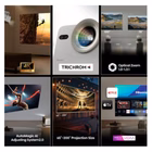 Immagine di Videoproiettore uhd 4K (3840x2160) 1.300 ansi lumen HISENSE LASER TV M2 PRO 65-200" 4K UHD TRIPLO LA