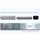 Immagine di USB-C charging metal hub 5port USB-C